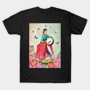 Sound of Drum in Hanbok T-Shirt